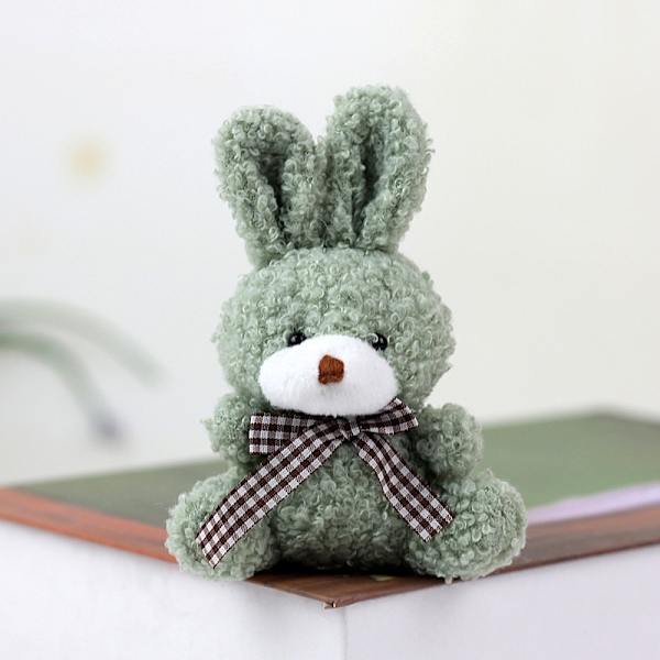 11CM e Sløyfe plysj utstoppet dukke slips Bunny myk pute plysj leketøy