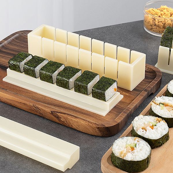 Bärbar DIY Sushi Maker Making Kit Rice Roller Form For Beginn 2
