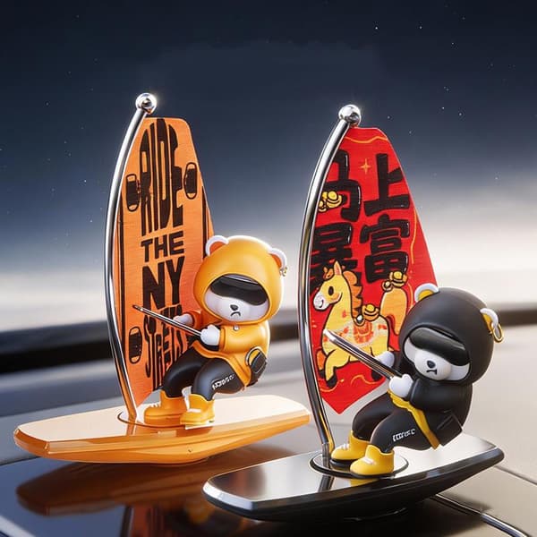 Nye Dashbord Bilpynt Surfebjørn Parkeringsskilt Cr A2