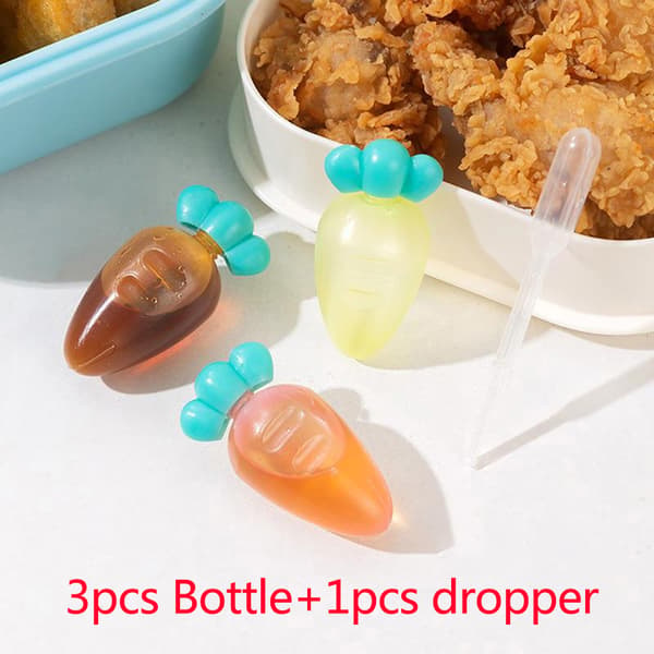 Mini Condiment Flaske Salat Dressing Ketchup Krukke Dispensere A