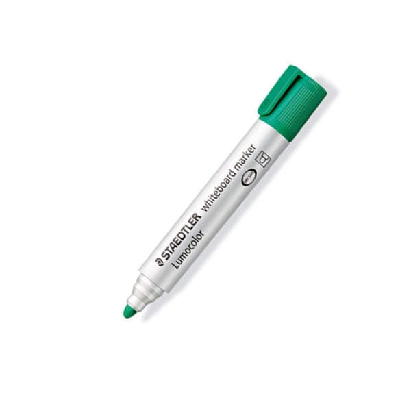 Whiteboard Pen 351 nopeasti kuivuva pyyhittävä, uudelleentäytettävä lapsiturvallinen green