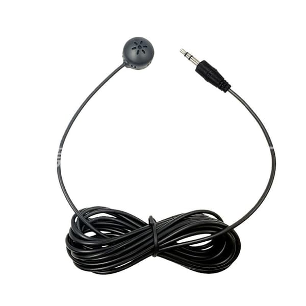 1 stk. mini 3,5 mm kablet mikrofon for bilstereo eller håndfri mikrofon 3 section plug