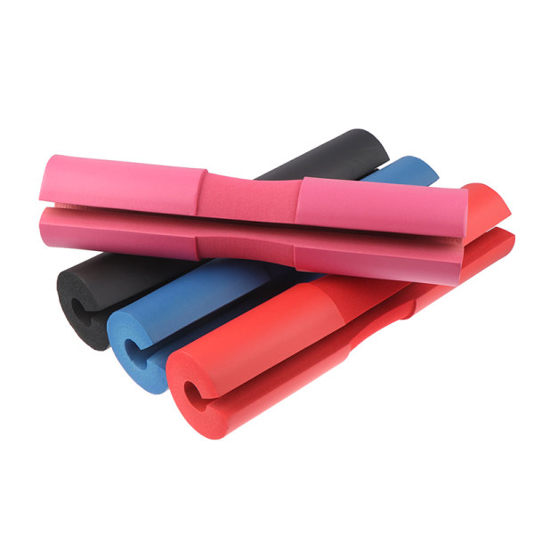 Foam Barbell Pad Cover Squat Pad For Gym Vektløftingspute Red