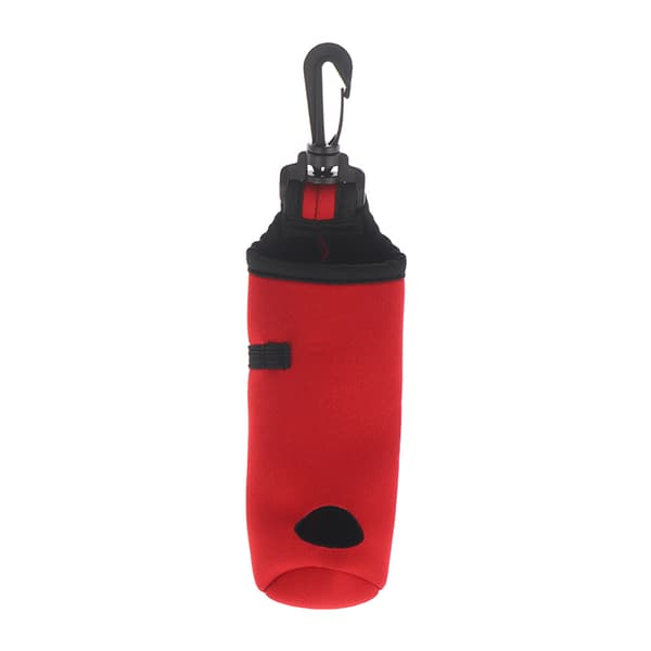 1 stk. Golf Tee Holder Neopren Golfbold Bæretaske Pose Golfbold Red