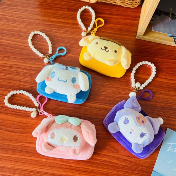 Sanrio Pehmo Kukkaro Kuromi Pehmo Pearl Lanyard Riipus Purple