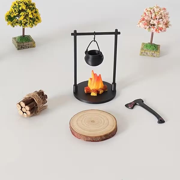 Miniature Lejrbål Og Tekande B