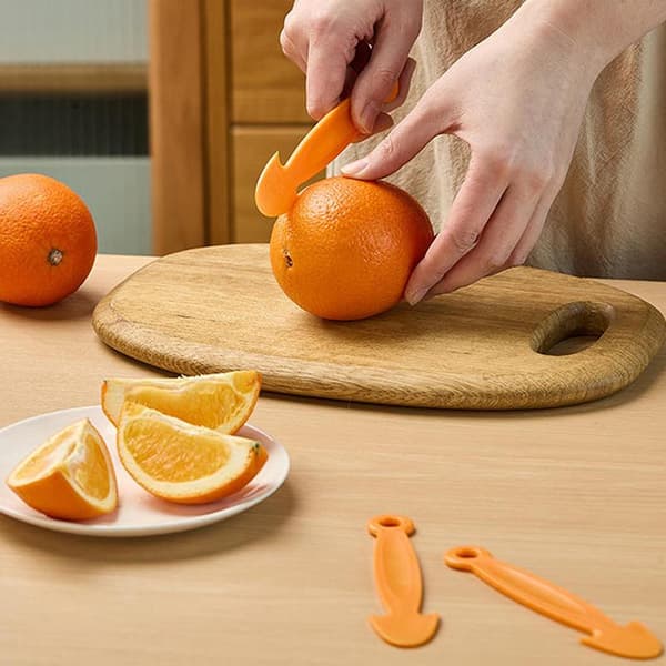 1/3/5 stk Multifunksjonell appelsinskreller Enkel sitronskreller Grapefrukt A5