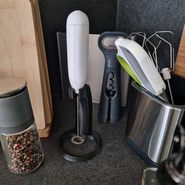 Melkeskummerholder Kaffe- og melkeskummerstativ Elektrisk egg A4