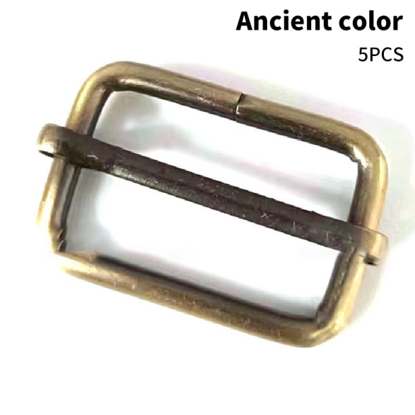 5 st 3,2 cm Metall Fyrkantig Ring Spänne Axelremsjustering DI Ancient 5PCS