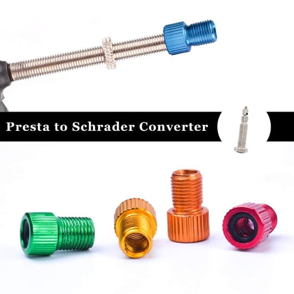 20 stk. cykelventilpumpekonverteradapter Presta til Schrader C 4