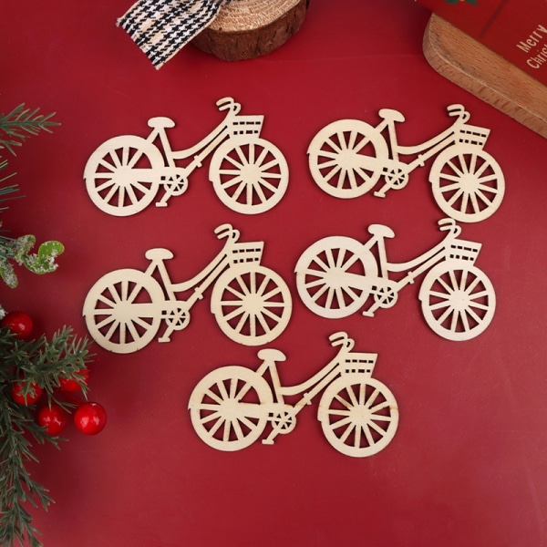 5st 1:12 Dollhouse Miniatyr Jul Cykel Ornament Cykel M