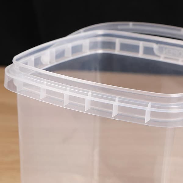 10 st plastbehållare 500/1000 ML förvaring läckagesäker försegling med lock 1000ml