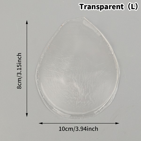 1 STK Gjenbrukbar Unngå Camel Toe selvklebende lag Camel Toe Skjul Transparent L