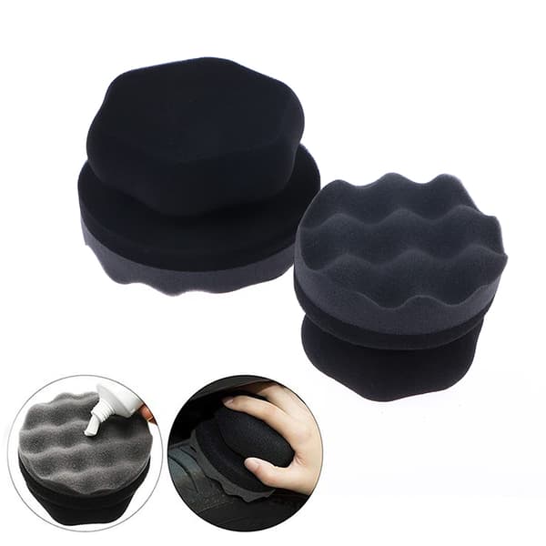 Detailing Brush Tire Shine Hex Grip Dressing Applicator Round C Large