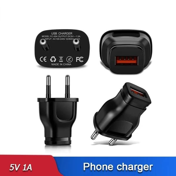 Matkapuhelinlaturit AC 5V 1A USB-laturi Mini-virtasovitin U A1