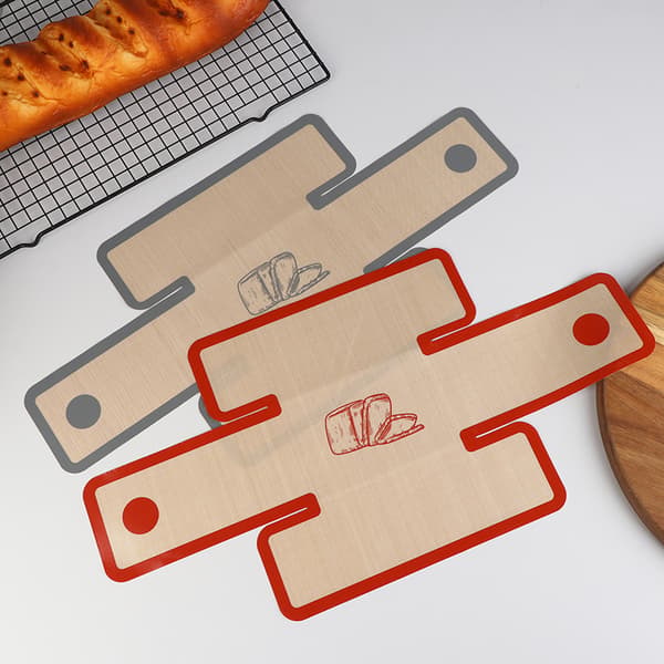 Silikone brødform til 22,86x12,7 cm bageforme - Fødevarekvalitet Red