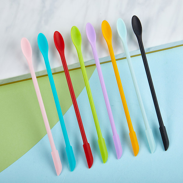 Wax Spatula Silikoni Uudelleenkäytettävä karvojen poisto Vahaus Applikaattori Sc Purple