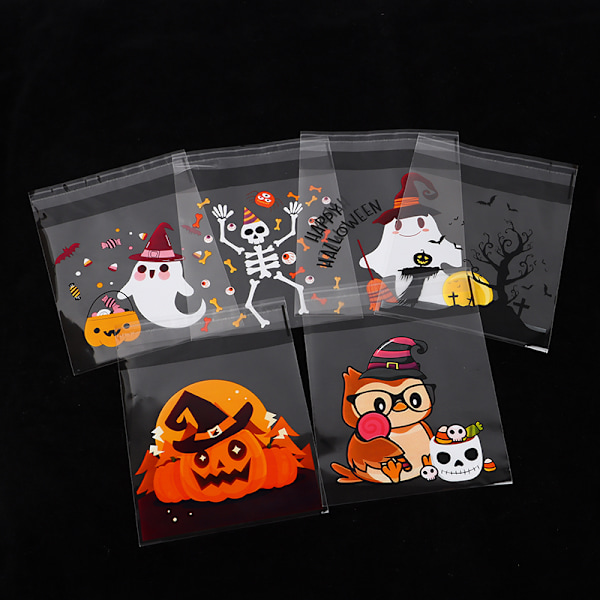 50 kpl 6-in-1 Halloween-karkkipussi, aavefestivaali, juhlalahja, itse 50Pcs