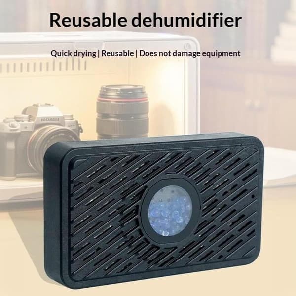 Elektronisk affugter fugtabsorberende kort til kamera mikrofon Black