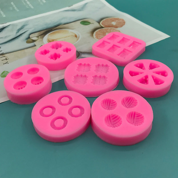 1 kpl Molds Keksi Suklaakakun koristelu Työkalut Pehmeä Si 7