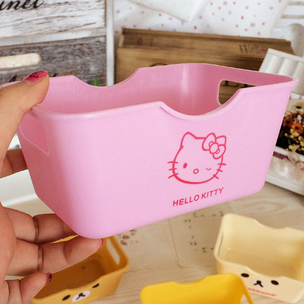 Kitty Storage Basket Desktop Basket Tape Skrivesaker Oppbevaringsboks