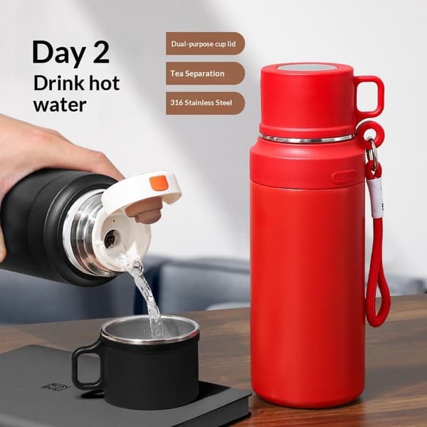 Termosflaska Håller Kallt Och Varmt Termos Kaffemugg Resa A3