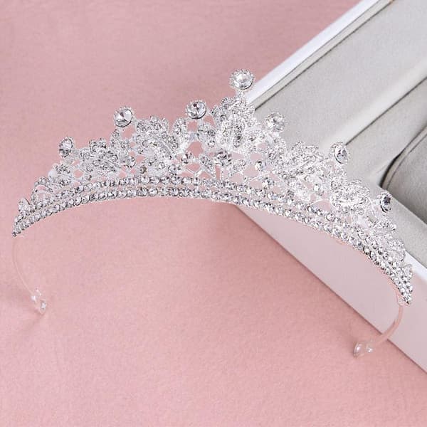Krystall Dronning Tiara Rhinestone Pannebånd Prinsesse Krone Hårpynt A7