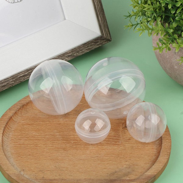 50 STK Clear Capsule Toy Surprise Ball Tiny Container Making Thi A
