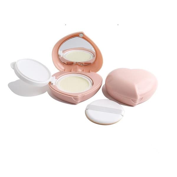 Tom luksuriøs bærbar luftpute-puffboks BB Cream-beholder Glossy Surface