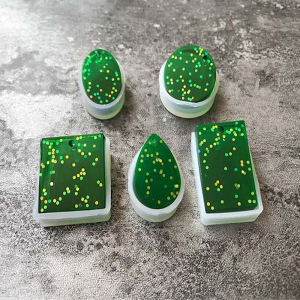 Ny Creative DIY Silikonform UV Lim AB Vanndråper Diamon 1set