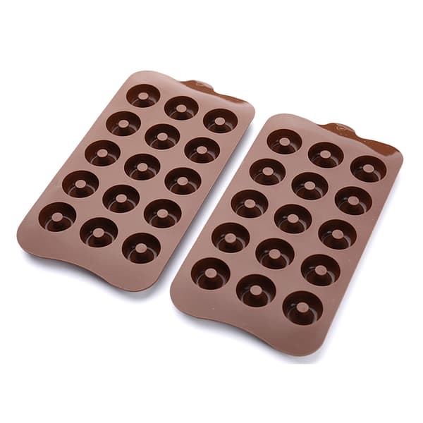 3D Donut Silikon Gummy Form 15 Hulrum Donut Ring Maker Form Ki