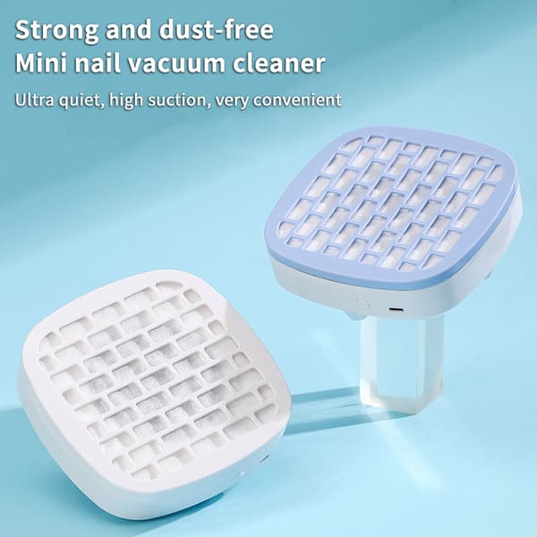 Nageldammsugare Professionell USB-dammutsugare Mut Blue square