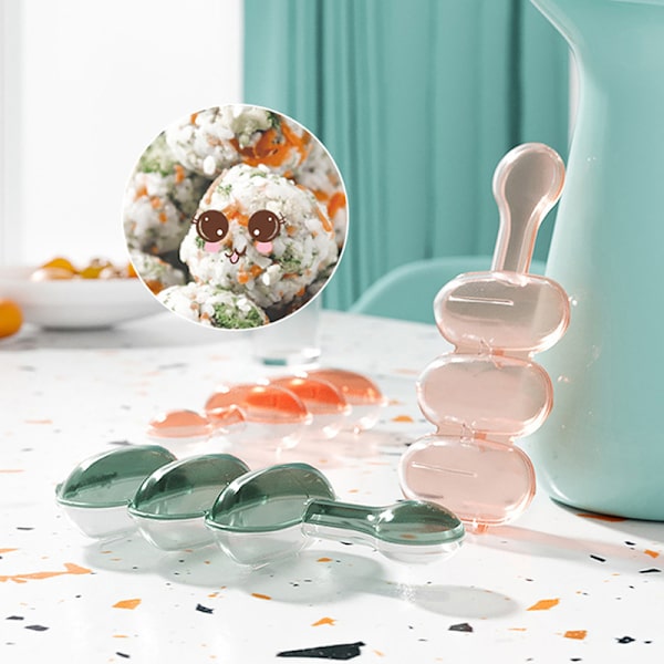 Kreativitet Rismjölbollformar Sushiform Maker DIY Kök Sushi M White