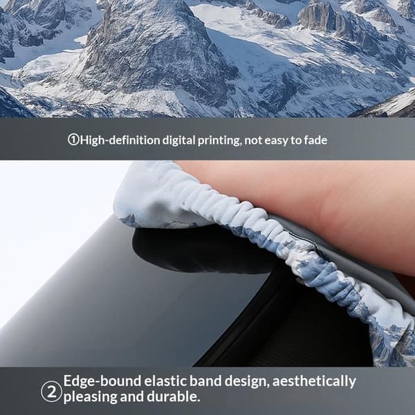 Elastisk skibrilledæksel ridsefast støvtæt snowboardbrille B