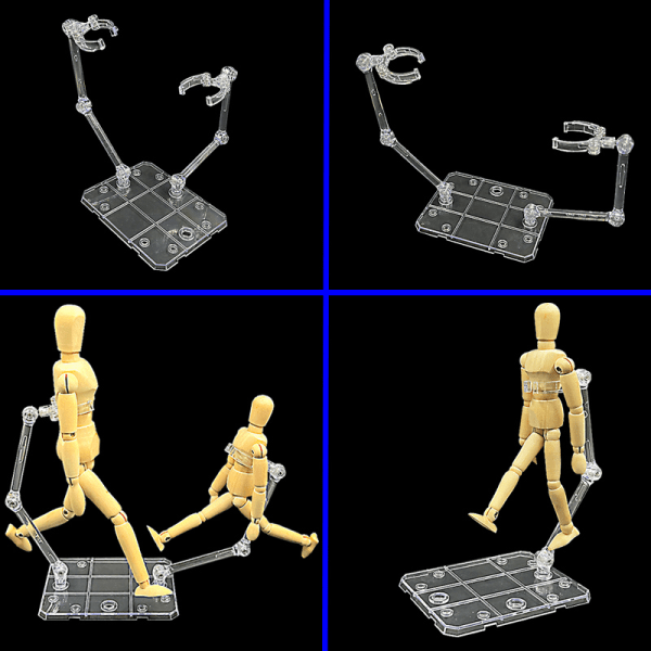 Håndlavet HG Model Robot Bracket Model Legetøjsholder Fleksibel Stan A2