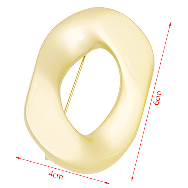Punk Style Broscher Unisex Kvinnor Geometri Heave Metal Hårdrock Gold 1-L