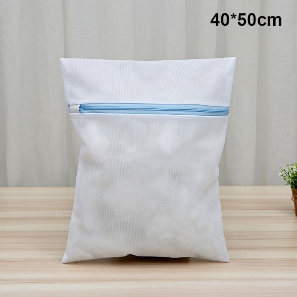 Fine Net Tvättväska Tvätthines Dirty Laundry Basket Travel 40x50cm