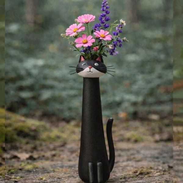 Harts Hund Blomvas Kreativ Prydnad e Hundformad Blomvas A8