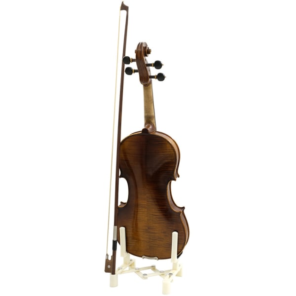 Säädettävä viulutelineteline Sisäänvedettävä taitettava viulutuki White