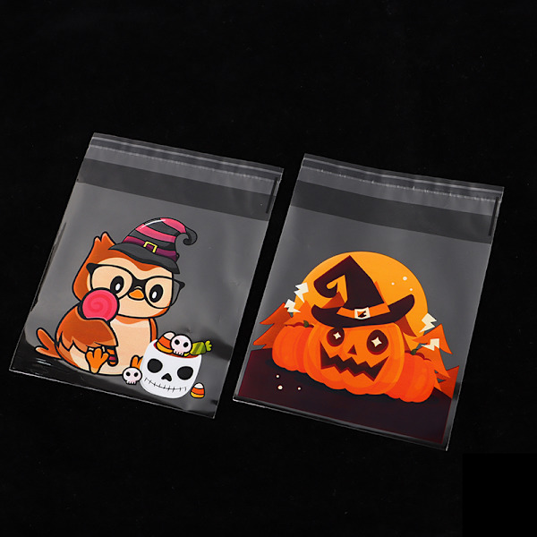 50 st 6-i-1 Halloween godispåse spöke festival fest present självhäftande 50Pcs