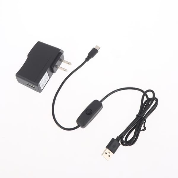 1/2/3 kpl Raspberry Pi 3 4 -virtakytkimelle USB C -jatkokaapeli 100cm cable 1pcs