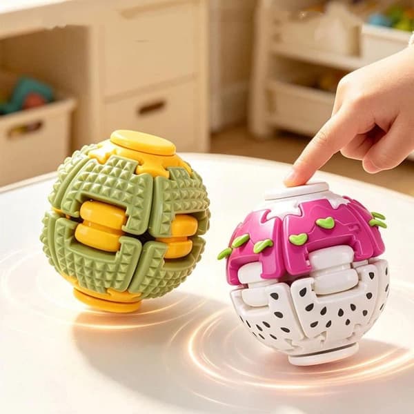 Durianformet 3D-printet kugle roterende kugle antistress fidget O A4
