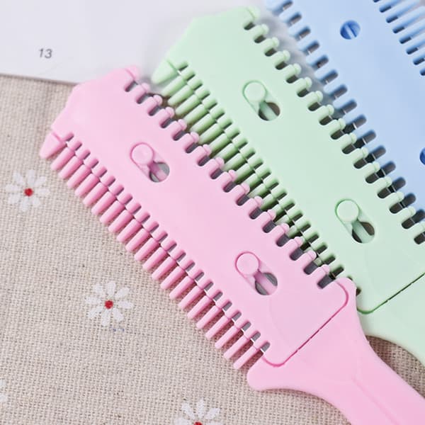 Dubbla sidor Razor DIY Trimmer med blad Hår Razor Kamhår 1PCS