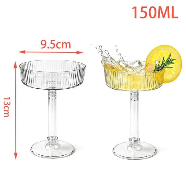 Plastik Champagne Tower 6OZ Plastikvinglas Ubrydelige