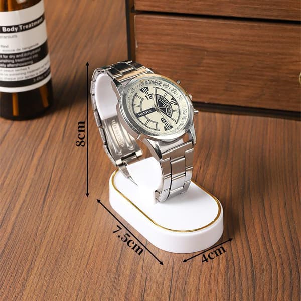 Hvid plastik ur display stand stabil ur display rack til A1