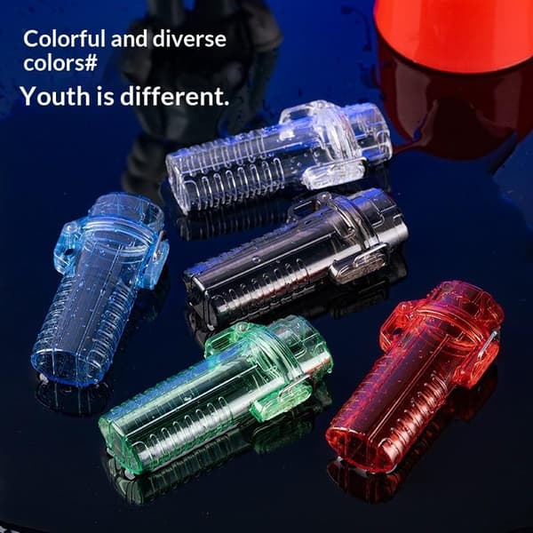 Multifunktionel vandtæt gennemsigtig lighteretui Black