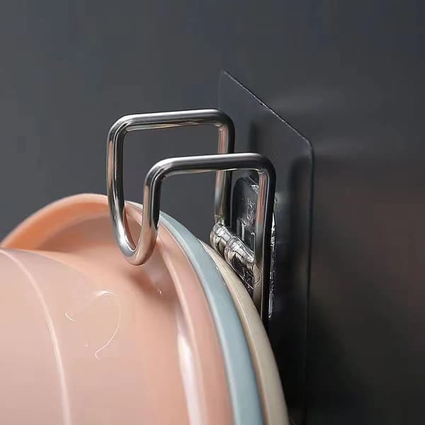 Punch-Free Sticky Bathroom Kitchen Traceless Washbasin Storage A2