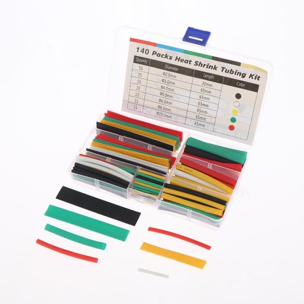 1 sæt krympeflex 2:1 Eventronic elektrisk ledningskabel W 127pcs bagged
