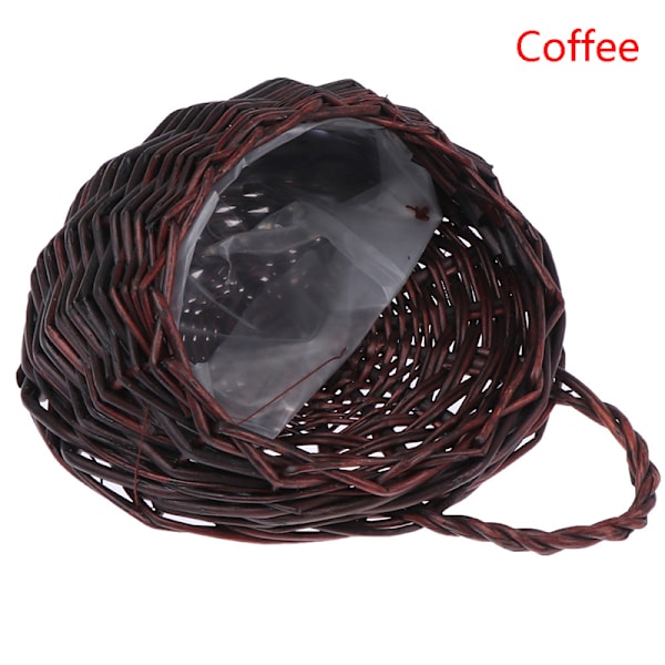 Blomkruka i rotting för väggmontering Coffee