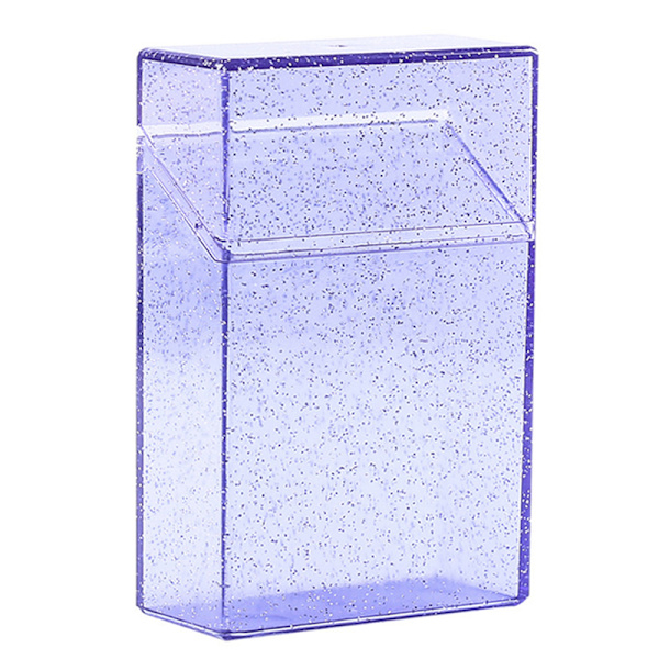 3 tums genomskinlig förvaringslåda Kawaii brevpapper Blingbling Pho Yellow